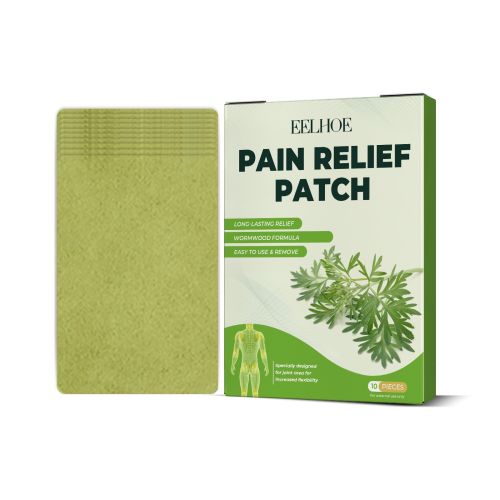 Knee Patches, 10 Count Heat Patches For Bone On Bone, Wormwood Extract Knee, Back, Neck, Shoulder - Extra Strength Muscle Joint Product With Herb